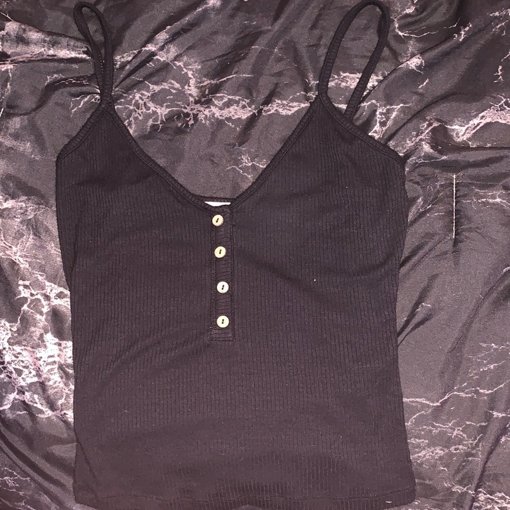 Black crop top